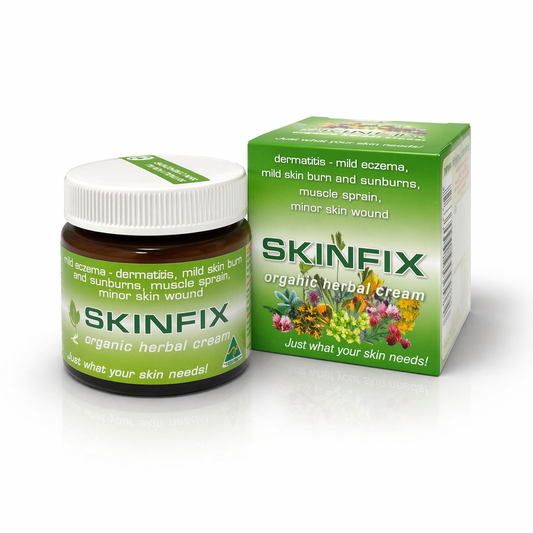 1x SKINFIX - Organic Herbal Cream, 60mL glass jar