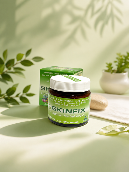 1x SKINFIX - Organic Herbal Cream, 60mL glass jar